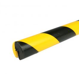 Paraurti PRS per angoli, modello 2 - giallo/nero - 1 metro