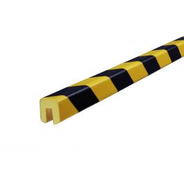 Paraurti per bordi Knuffi, tipo G - giallo/nero - 5 metro