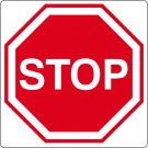 Pittogramma per pavimento "Stop"