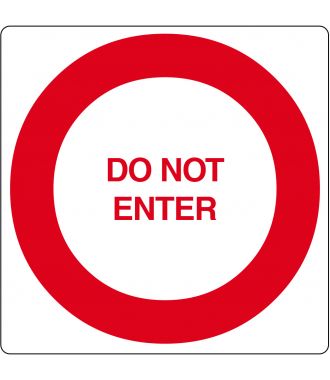 Pittogramma per pavimento "Do Not Enter"