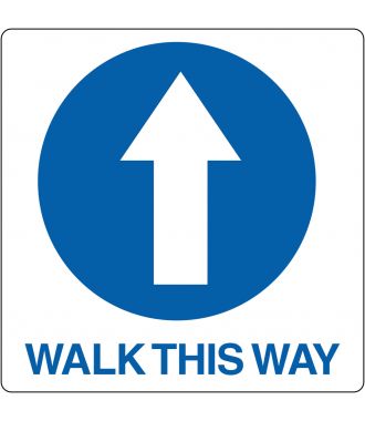 Pittogramma per pavimento “Walk This Way”