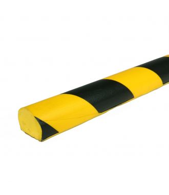Paraurti PRS per superfici piane, modello 3 - giallo/nero - 1 metro