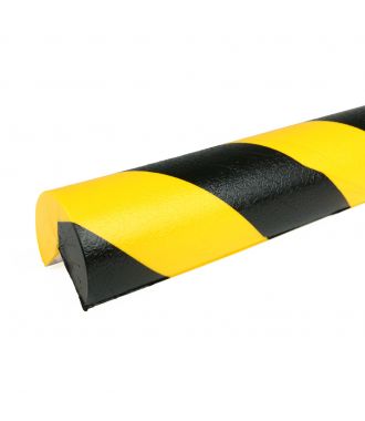Paraurti PRS per angoli, modello 4 - giallo/nero - 1 metro