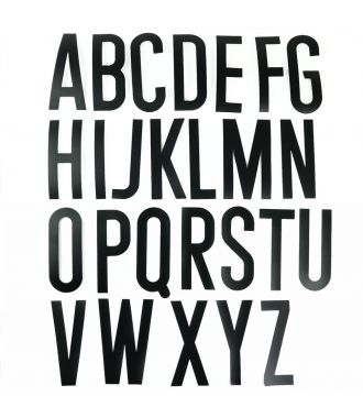 Set di lettere autoadesive (alfabeto inglese)